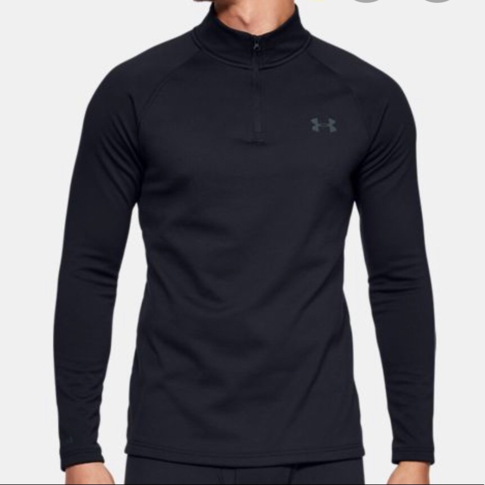 UA coldgear fitted 1/4 zip jacket
